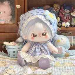 Multiple Styles 20cm Cotton Doll Clothes Cute Cherry Print Lace Dress Summer Fresh Outfit For Plush Doll Girl'S Birthday Gift