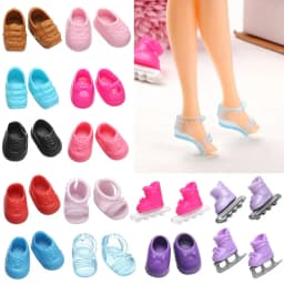 High Quality General-Purpose 1/8 Body 8~16cm Dolls Stand Fashion Sandals PVC Wear Cute Shoes