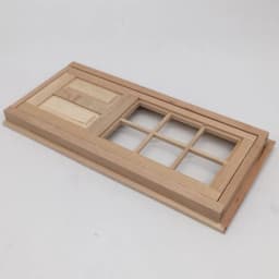 1/12 Dollhouse Miniature Wood Door Unpainted DIY Accessories Model Toys