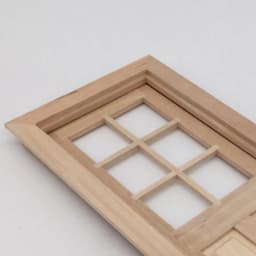 1/12 Dollhouse Miniature Wood Door Unpainted DIY Accessories Model Toys