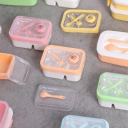 1:6 Doll House Dccessories Dollhouse Lunch Box Set Kitchen Props Cartoon Simulated Dinner Box Miniature Bento Box Model