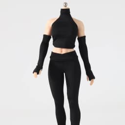 1/6 Scale Female Yoga Wear Set Hooded Jacket Clothes Outfit, Doll Clothing Accessory for 12 Inch Female Action Figure Bodies Par