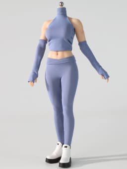 1/6 Scale Female Yoga Wear Set Hooded Jacket Clothes Outfit, Doll Clothing Accessory for 12 Inch Female Action Figure Bodies Par