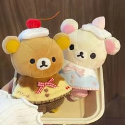 10cm Doll Cloak Cape Outfit Cute Hooded Clothes For Pudding Nunu Sea‑star Body Cotton Plush Doll Costume Accessories