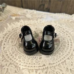 Mini PU Leather Shoes Fit ZSIGA Figure 20cm Cotton Doll 1/6 BJD Doll Formal Shoes Mini Doll Footwear Dress Up  Accessories