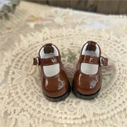 Mini PU Leather Shoes Fit ZSIGA Figure 20cm Cotton Doll 1/6 BJD Doll Formal Shoes Mini Doll Footwear Dress Up  Accessories
