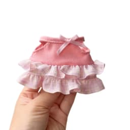 Original 10cm Trendy Doll Outfits for Crybaby Labubu Doll Dresses Cute Mini Doll Dress Up Replacement Clothes