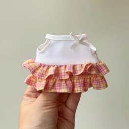 Original 10cm Trendy Doll Outfits for Crybaby Labubu Doll Dresses Cute Mini Doll Dress Up Replacement Clothes