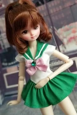 Handmade 1PCS Fashion Blyth School Uniform Exquisite Bowknot Sailor Suit Skirt for OB24 Azone Dolls Accessories
