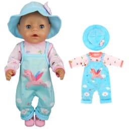 Baby Doll Summer Clothes for 43cm Born Baby Doll Swim Clothes 18 Inch Doll Bikini