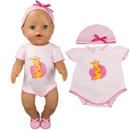 Baby Doll Summer Clothes for 43cm Born Baby Doll Swim Clothes 18 Inch Doll Bikini