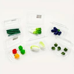 Mini Dollhouse Fruit & Vegetable Bento Box, Kitchen Shop Scene Accessory, Holiday Collectible Gift