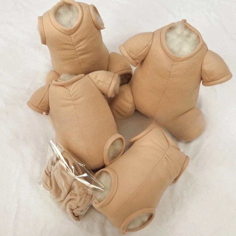 16in-45inch Cloth Body for 3/4 And Full Limbs And 1/2 Reborn Doll Kits Supply DIY Accessories