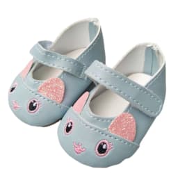 Doll Shoes for 43cm Baby New Born Dolls Reborn Baby Doll Shoes for 18' Girls Doll Cute Animal Princess Shoes