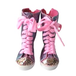 7cm Doll Shoes for 43CM Reborn Baby Doll Shoes Pink White Sneakers for 18 Inch Doll 7cm Doll Boots