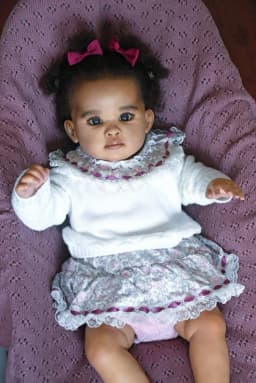 23Inch Reuben Reborn Baby Doll Kit, Unpainted Unfinished Blank Mold, DIY Newborn Doll Parts Supplies for Reborn Art Creation