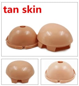 Fortune Days Doll Scalp RBL 1/6 Blyth doll accessories Soft Scalp wear wigs white natural tan dark transprent skin