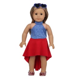 Doll Flamingo Summer Clothes 15 Styles Skirt Dress Accessories Fit 18 Inch American&43 Cm Baby New Born Doll Generation Gifts