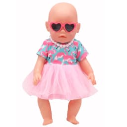 Doll Flamingo Summer Clothes 15 Styles Skirt Dress Accessories Fit 18 Inch American&43 Cm Baby New Born Doll Generation Gifts