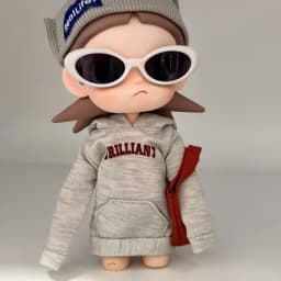 Fashion Cool Style Outfit Suit for Zsiga Doll 1/8 BJD Replacement Clothes Accessories Only Clothes No Doll