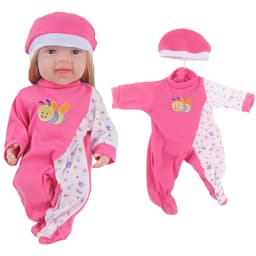 30Cm Baby New Born Doll Clothes Jumpsuit Outfit Pajamas Cartoon Giraffes, Fish, Bees, Beetles Clothes For 12 Inches  Girl Doll