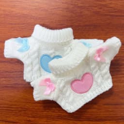 20cm Cotton Doll Fashion Knitted Coat Sweaters Outfits Winter Warm Tops for Idol Dolls Clothes Accessories Baby Kid DIY Toys