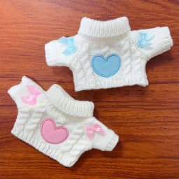 20cm Cotton Doll Fashion Knitted Coat Sweaters Outfits Winter Warm Tops for Idol Dolls Clothes Accessories Baby Kid DIY Toys