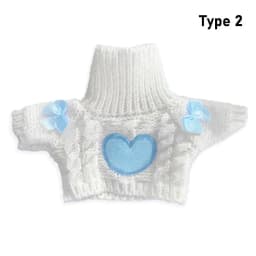20cm Cotton Doll Fashion Knitted Coat Sweaters Outfits Winter Warm Tops for Idol Dolls Clothes Accessories Baby Kid DIY Toys