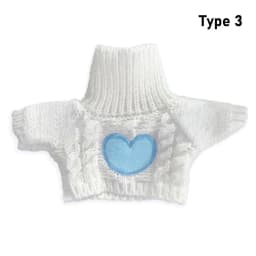 20cm Cotton Doll Fashion Knitted Coat Sweaters Outfits Winter Warm Tops for Idol Dolls Clothes Accessories Baby Kid DIY Toys