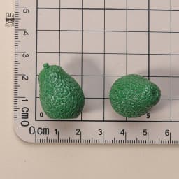 Mini Simulated Fruit Ornament Watermelon Avocado Grape Lemon Peach Micro Landscape Dollhouse Miniature Toy Car Decoration