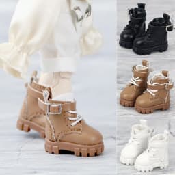 Ob11 Doll Leather Boots Outdoor Shoes Fashion Doll Casual Shoes Accessories For Penny, Ob11, Obitsu 11, Holala, Gcs, 1/12 Bjd