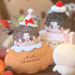 10cm Doll Clothes Cotton Doll Accessories Accessory Essert Series Labubu Line Puppy Cotton Doll Dress Cake Cone