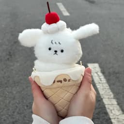 10cm Doll Clothes Cotton Doll Accessories Accessory Essert Series Labubu Line Puppy Cotton Doll Dress Cake Cone