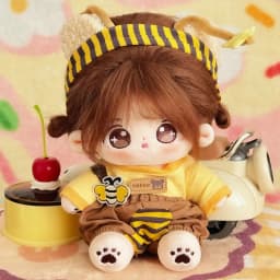 Cute 20cm Idol Doll With Clothes Kawaii Plush Cotton Dolls Stuffed Toy DIY Birthday Gift
