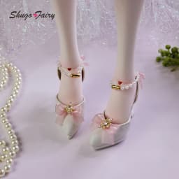 Shuga Fairy Bjd Shoes 1/4 Mini Toy High-heeled Shoes Multicolor Colors WX4-373 Bjd Doll Accessories