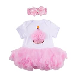 Dolls Clothes Pink Princess Dress For 20-22 Inch Reborn Doll Girl Clothing Dress Fits 55 Cm