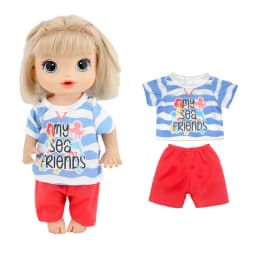 Doll Suit Wear for 30 32 35cm Baby Doll, 12 13 14 Inch Girl Doll Clothes, Children Best Birthday Gift DIY Toys
