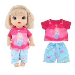 Doll Suit Wear for 30 32 35cm Baby Doll, 12 13 14 Inch Girl Doll Clothes, Children Best Birthday Gift DIY Toys