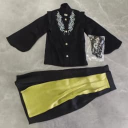 1/3 Doll's Clothes Suit for 75cm Male Bjd Doll Ancient Style Top+skirt+waist Chain Dress Up Gift Toys Doll Accessories, No Doll