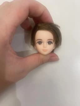 short long hair doll heads licca colorful hair girls boys doll head