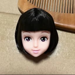 short long hair doll heads licca colorful hair girls boys doll head