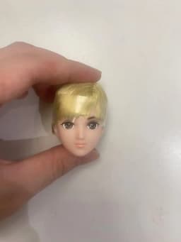 short long hair doll heads licca colorful hair girls boys doll head