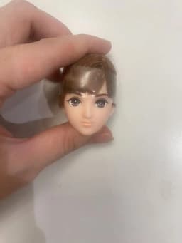short long hair doll heads licca colorful hair girls boys doll head