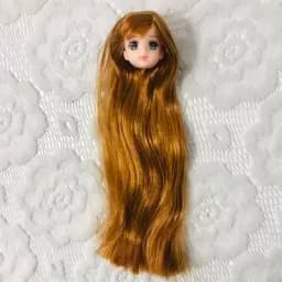 short long hair doll heads licca colorful hair girls boys doll head