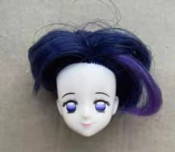 short long hair doll heads licca colorful hair girls boys doll head