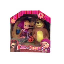 Masha and Bear Doll Accessories Vinyl Bear New 6.5-inch Vocal Birthday Gift for Children Vocal Birthday Gift for Children