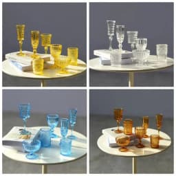 1/6 Scale Dollhouse Water Cup Champagne Glass Scene Model Miniature Wine Glass Multicolor Pretend Play Kitchenware