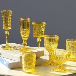 1/6 Scale Dollhouse Water Cup Champagne Glass Scene Model Miniature Wine Glass Multicolor Pretend Play Kitchenware
