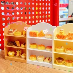 ▶1:12 Dollhouse Miniature Supermarket Shelf Display Stand Storage Rack Scene Decor Toy Doll House Accessories