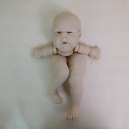 NPK 24inch Unfinished Reborn Doll Kit Limited Edition Gounchi with Cloth Body And Eyeballs DIY Doll Parts for Collectors